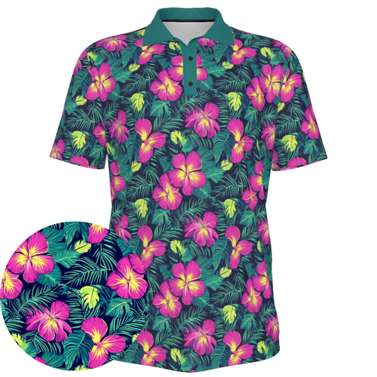 Tiki Time - Men's Polo Shirt