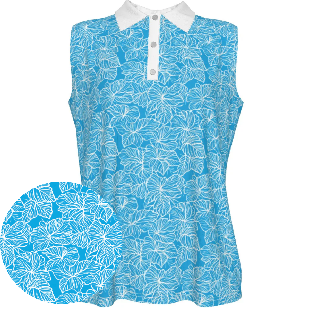 Blue Wave - Women's Sleeveless Polo