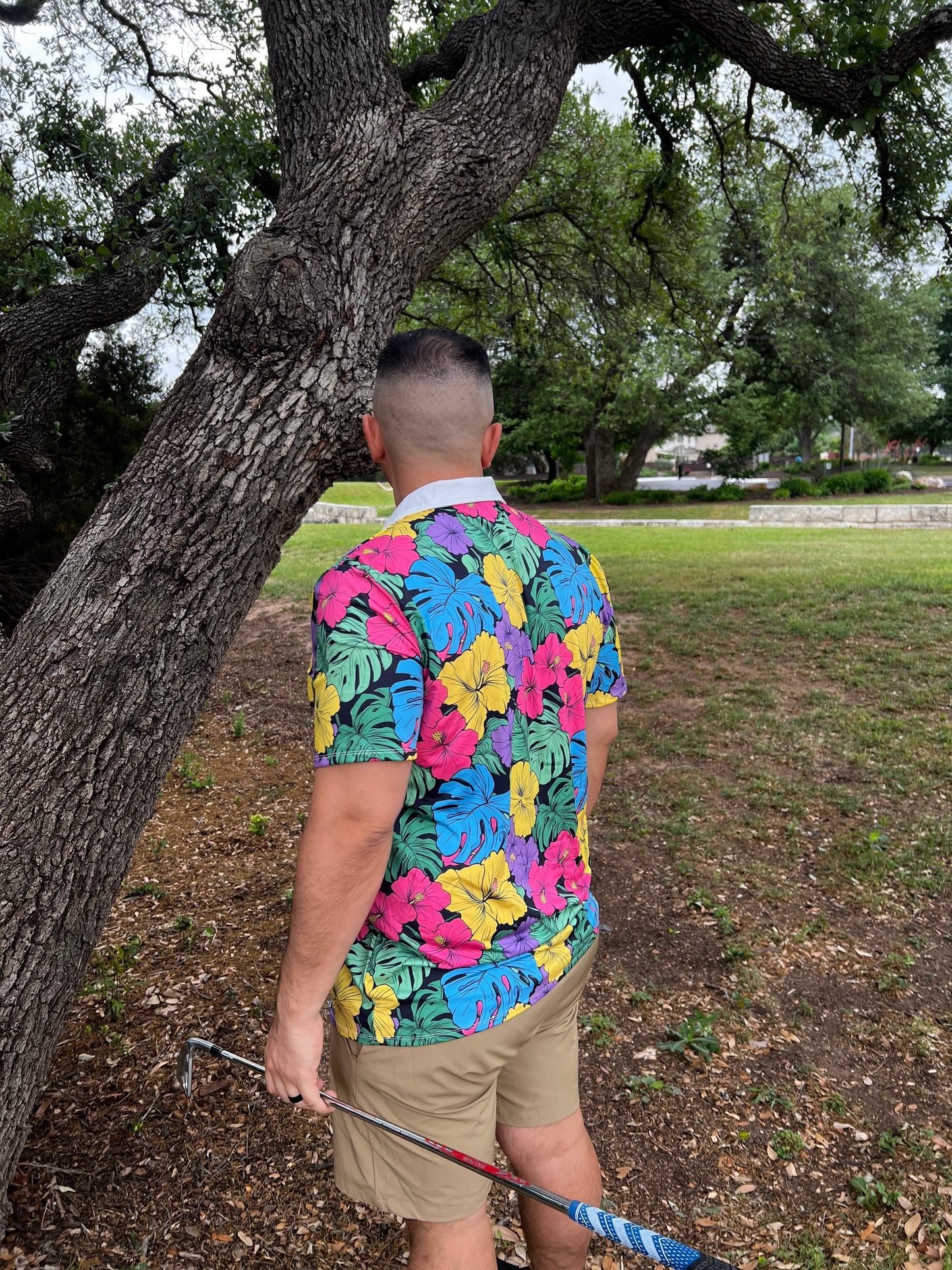 Floral Flush - Men's Polo Shirt