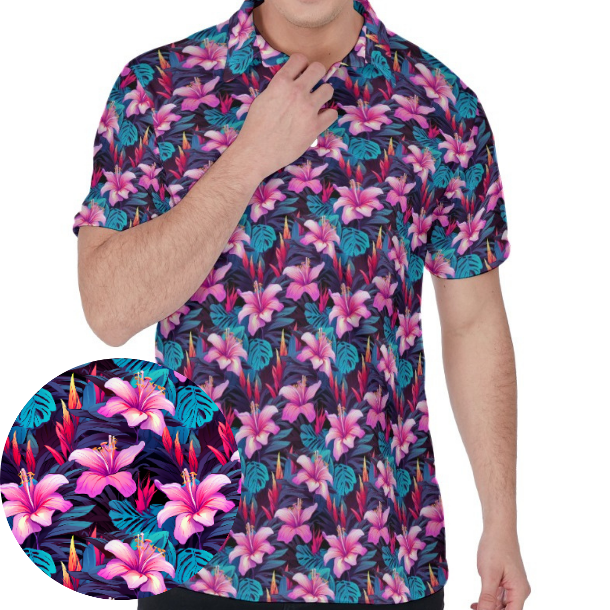 Far Out Luau - Men's Polo Shirt