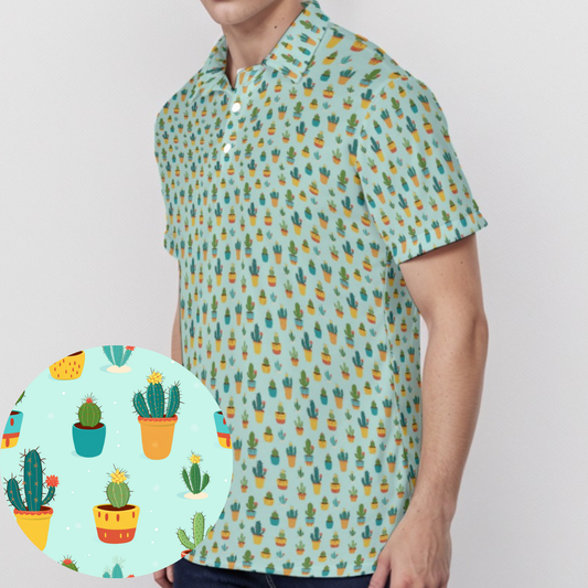 Cactus Punch Shot - Men's Polo Shirt