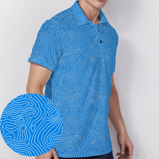 Deep Blue - Men's Polo Shirt