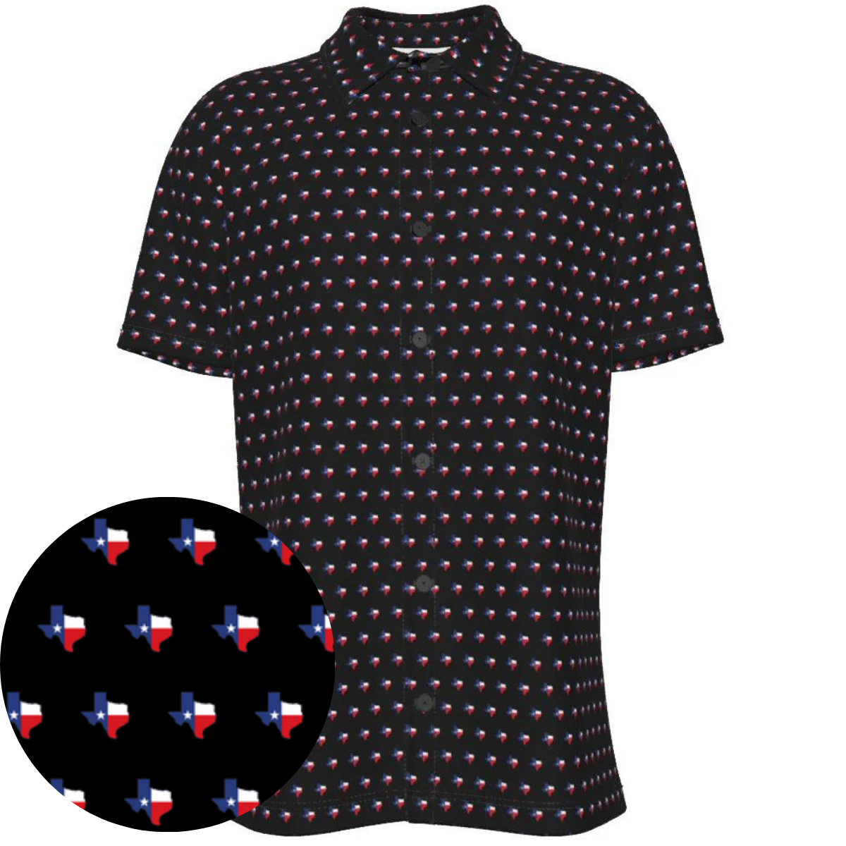 Lone Star Black - Men's Button Down