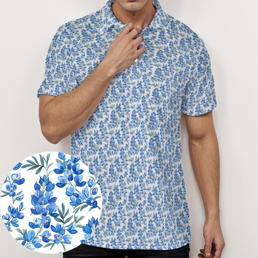 Bluebonnets - Men's Polo Shirt