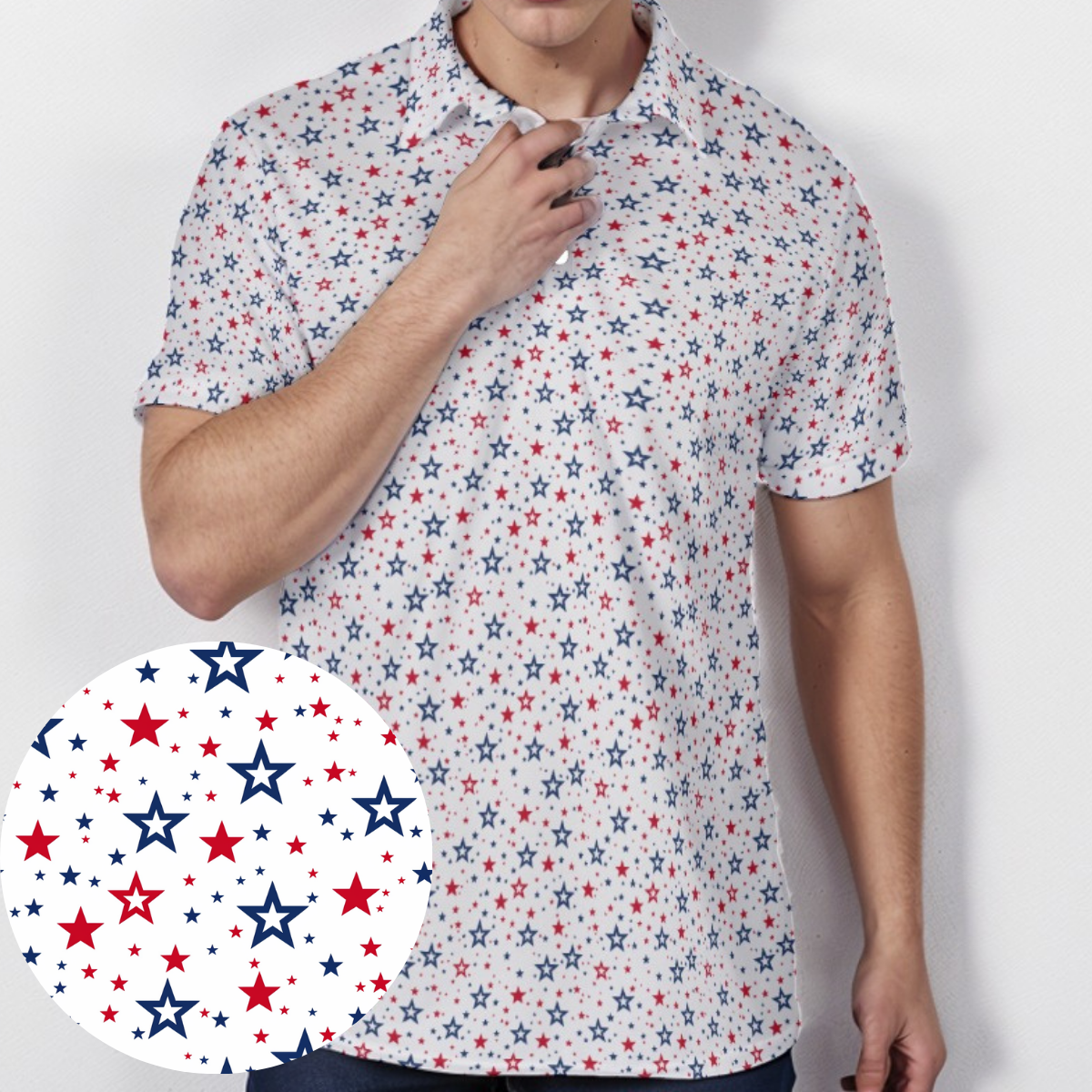 Star-Spangled - Men's Polo Shirt