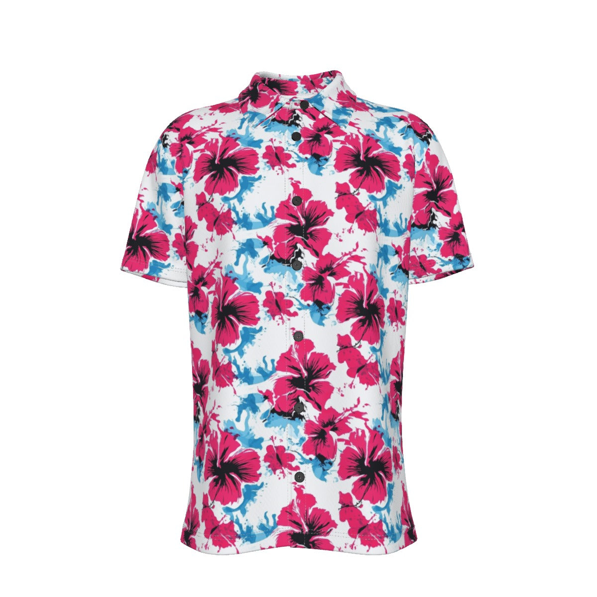 Heavenly Hibiscus - Men's Button Down